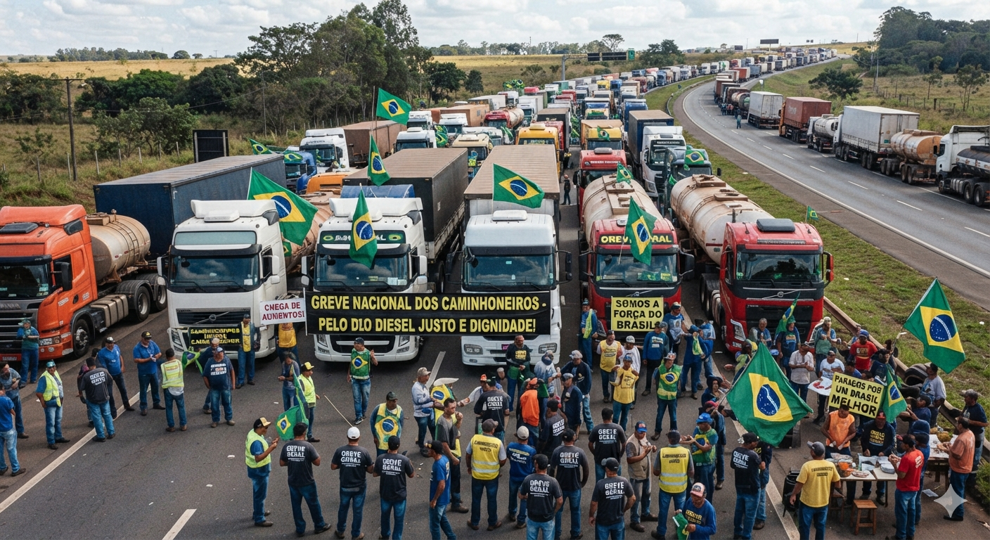 greve dos caminhoneiros
